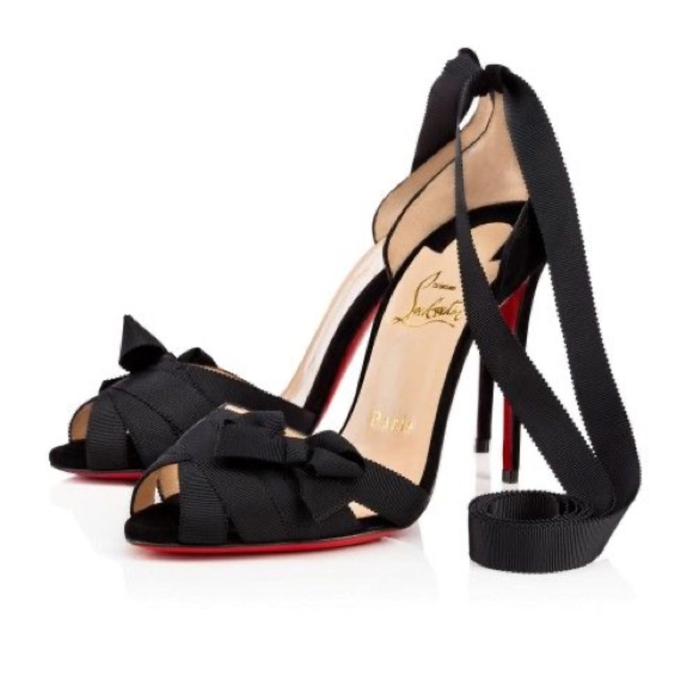 Christian Louboutin Black Christeriva Sandals